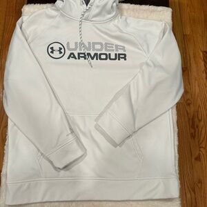 White Under Armour hoodie